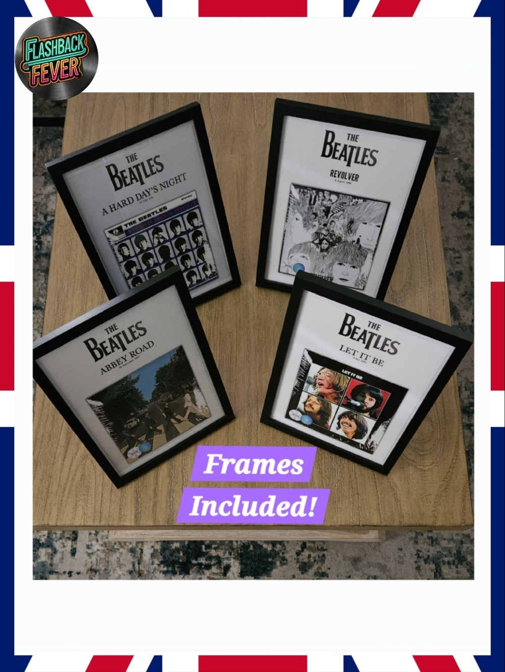 THE BEATLES•Album Covers Framed•NW/OT